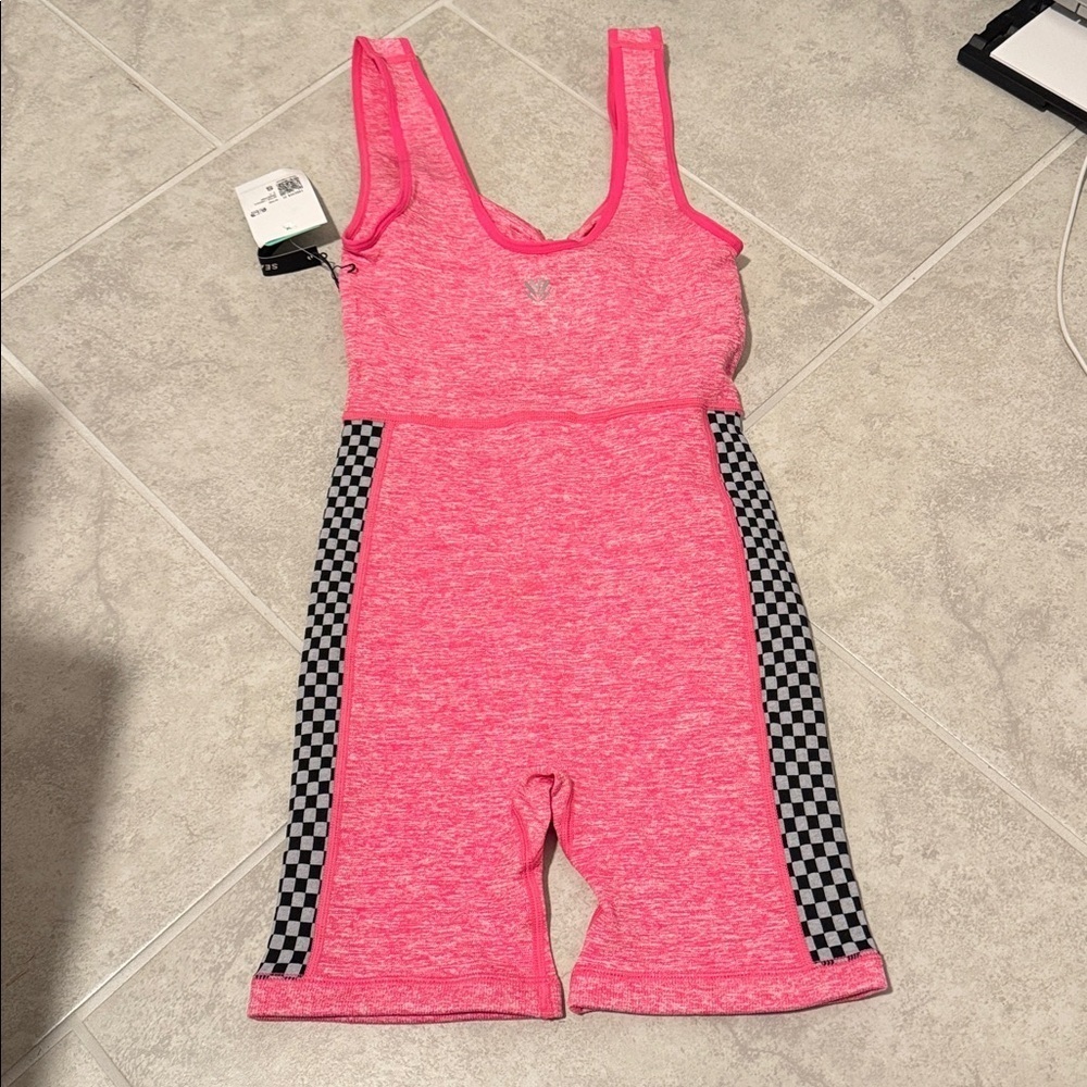 Forever 21 Pink Athletic Romper - Picture 2 of 3
